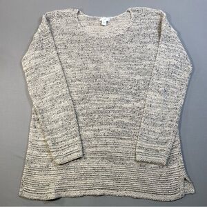 J.Jill Speckled Marled Sweater Tunic, Crewneck - Womens Small